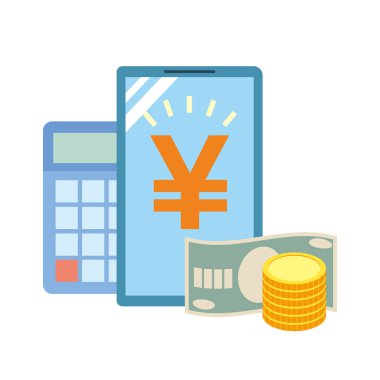 Cep telefonu iletişim ücretleri ve harcamalarının resim çizimi