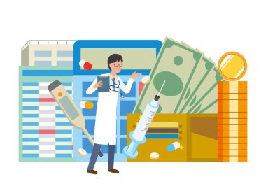 Tıbbın ve maliyetin resmi