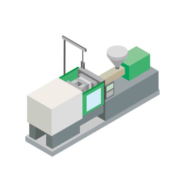 Enjeksiyon kalıbı makinesinin özgün çizimi