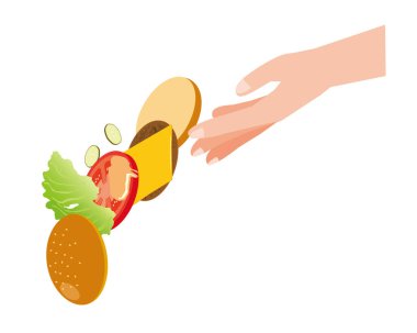 Yiyeceği çöpe atan bir elin resmi.