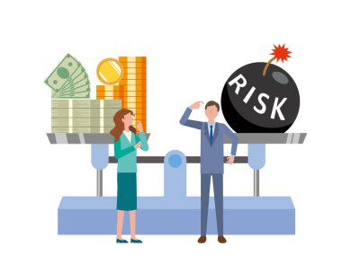 İnsanlar para kazanmayı ve risk almayı düşünüyor.