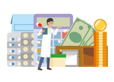 Tıbbın ve maliyetin resmi