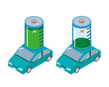 Kalan elektrikli araç yükünün resmi