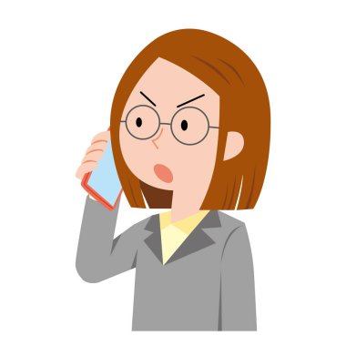 Telefonda konuşan bir kadının resmi.