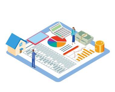 Ev ekonomisini yöneten erkek ve kadınlar