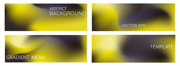 Set of vector gradient backgrounds with soft transitions. For covers, wallpapers, brands, social media and more. You can use a grainy texture for each of the backgrounds.