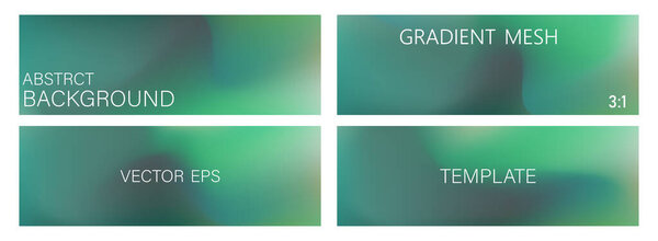 Set of vector gradient backgrounds with soft transitions. For covers, wallpapers, brands, social media and more. You can use a grainy texture for each of the backgrounds.