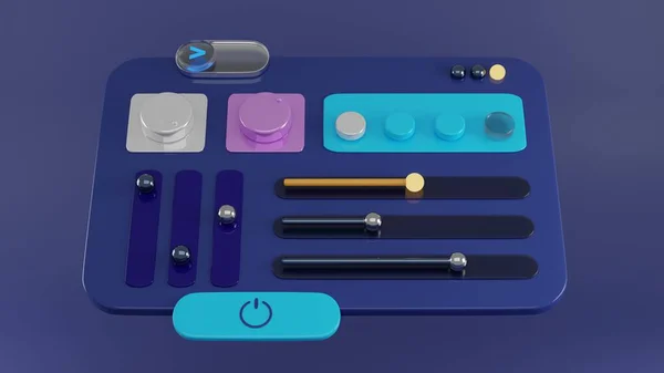 Web tasarımı 3B simge seti