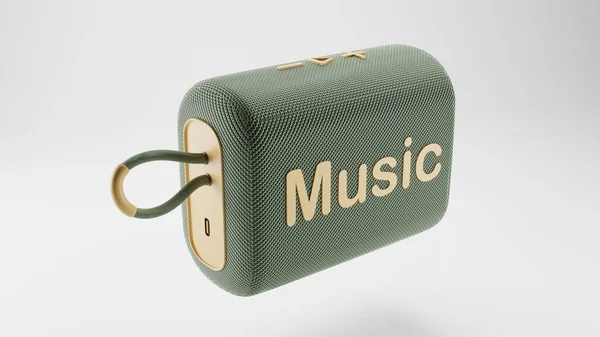 Hoparlör 3D tasarımı. Gerçekçi.