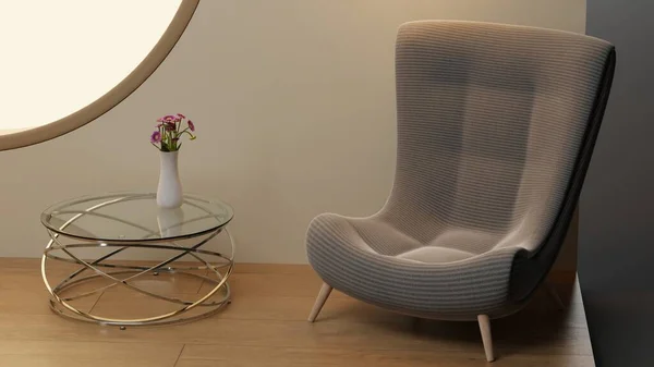 Banyo hazır. Üç boyutlu illüstrasyon. Simgeler