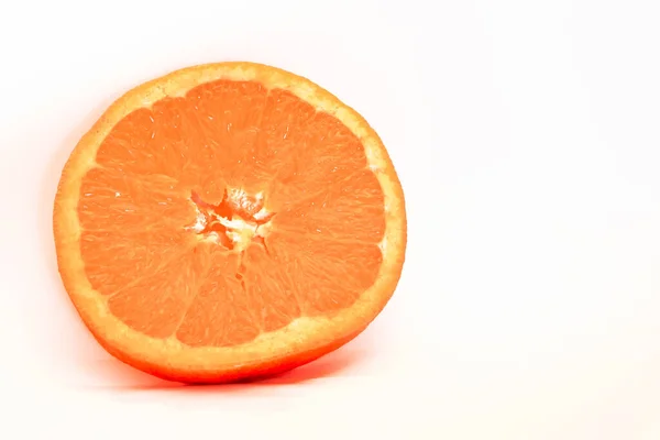 Część Plastra Świeżej Pomarańczy — Zdjęcie stockowe