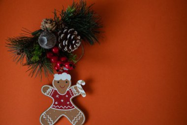 Tatil için Noel süslemeleri.