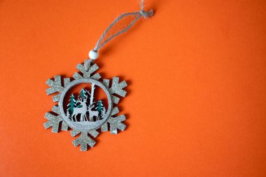 Tatil için Noel süslemeleri.