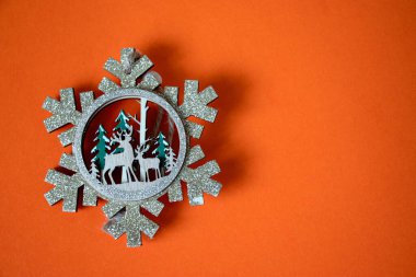 Tatil için Noel süslemeleri.