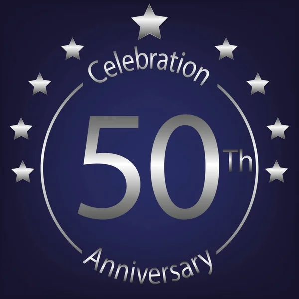 50Thcelebrationanniversary Celebration 50Th Anniversary Joy Festivities Special Occasion Perfecto Para —  Fotos de Stock