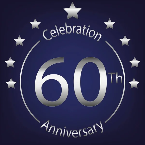 60Thcelebrationanniversary Celebration 80Th Anniversary Joy Festivities Special Occasion Perfecto Para —  Fotos de Stock