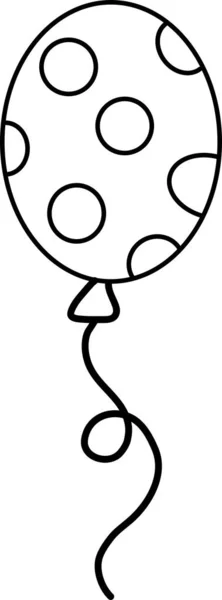 一个气球的插图 — 图库矢量图片