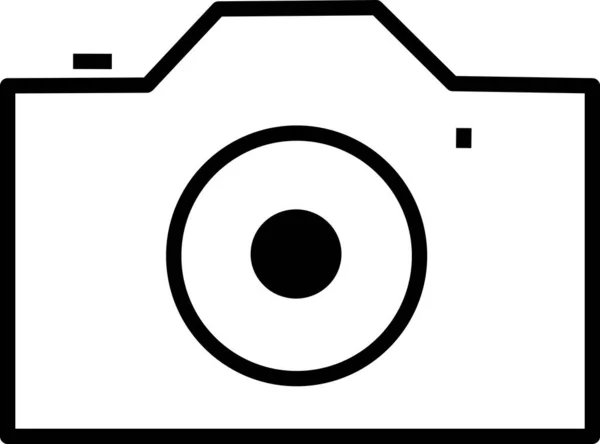 Kamera Web Simgesi Basit Illüstrasyon — Stok Vektör