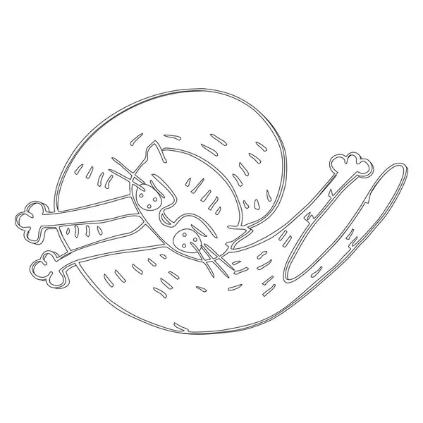 Çizgi film Kedi Vektör Grafiği