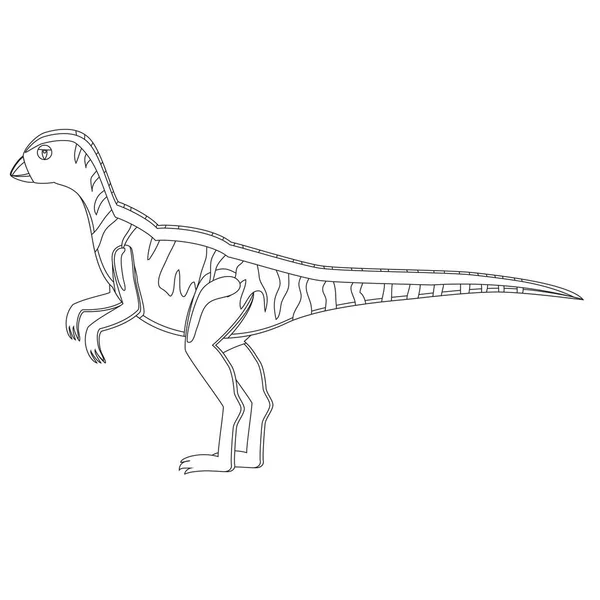 Cartoon Prehistoric Dinosaur Vector Graphic — Stock Vector
