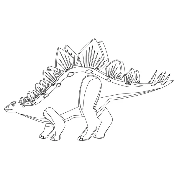 Мультфильм Доисторический Динозавр — стоковый вектор