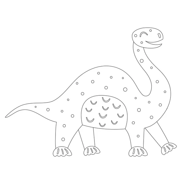 Prähistorische Dinosaurier Vektorgrafik — Stockvektor