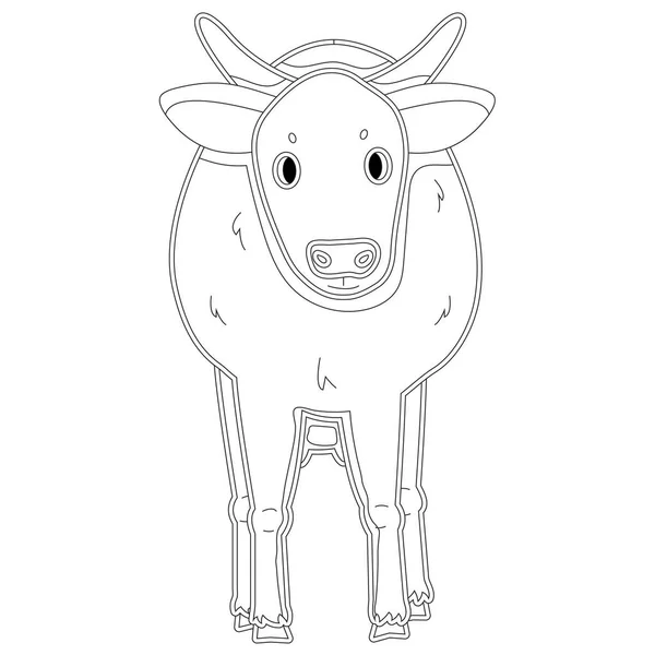 Vector Gráfico Vaca Granja Dibujos Animados — Archivo Imágenes Vectoriales