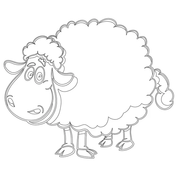 Κινούμενα Σχέδια Πρόβατα Διάνυσμα Γραφική — Διανυσματικό Αρχείο