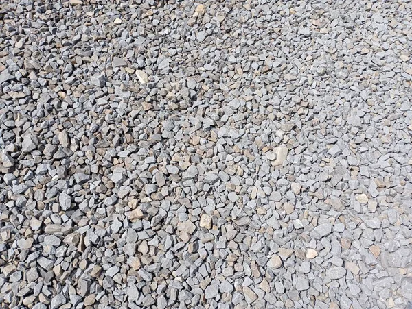 Textura Piedras Muy Pequeñas Camino Grava — Foto de Stock