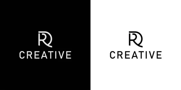 Alfabe harfleri logo Baş harfleri RD, Ar-Ge, DR monogram logo kavramı. Basit tasarım düzenlenebilir.