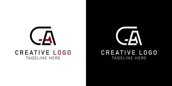 Harfler soyut logo kliması. Monogram logo konsepti. Basit dizayn edilebilir. vektör illüstrasyonu