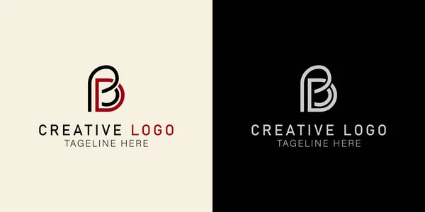 Harf BD logosu. Monogram logo stili. Basit vektör tasarımı düzenlenebilir