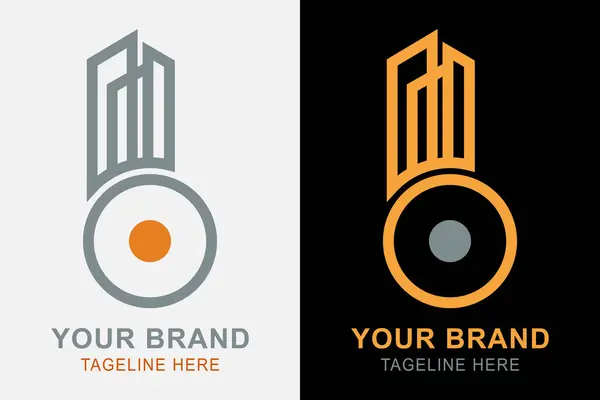 B harfli inşaat logosu. Baş harfleri harf logosu. Yaratıcı logo uzmanı. Basit tasarım düzenlenebilir