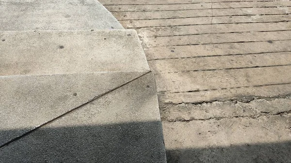 Escadas Pedra Com Concreto Branco Cinza — Fotografia de Stock