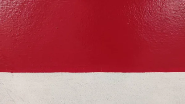 Dinding Putih Dan Merah — Stok Foto