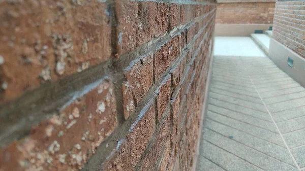 Close Ściana Cegły Kamiennej — Zdjęcie stockowe