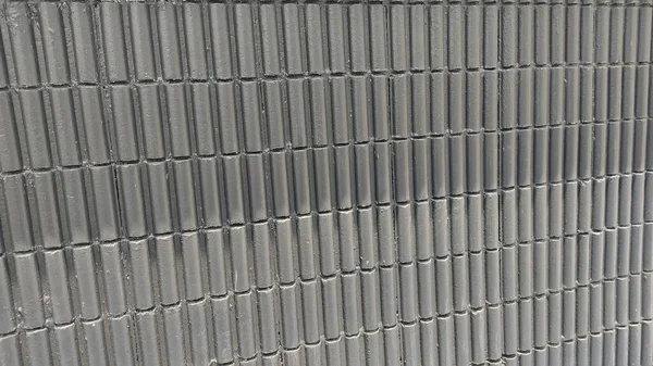 Grau Und Weiß Kunststoffzaun Hintergrund — Stockfoto