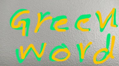 Beyaz kağıt dokusu üzerine yazılan kelimeler