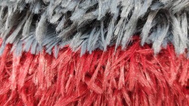 Giysi ve aksesuarlar için kırmızı ve mavi kumaş dokusu