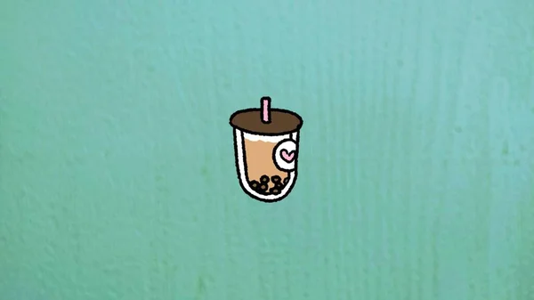 Чашка Горячего Кофе Деревянном Фоне — стоковое фото