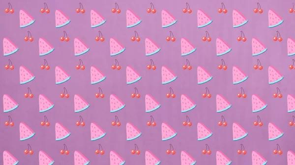 Patrón Sin Costura Con Coloridos Cupcakes — Foto de Stock