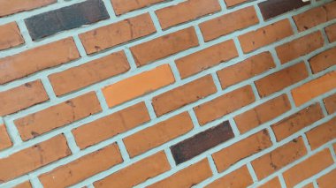 tuğla duvar arka plan, yakın çekim