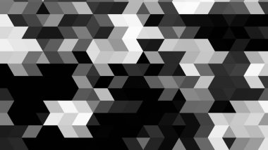 Geometrik şekilli soyut desen, arka plan deseni. 3 boyutlu resimleme