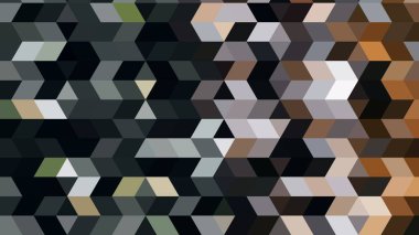 geometrik şekillerin bir deseni