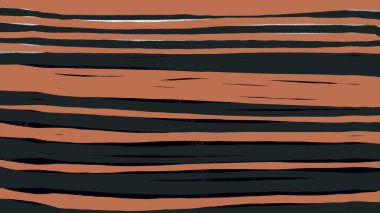 Siyah ve turuncu renkli bir kaplan çizgisi.