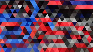 üçgenlerin renkli geometrik deseni