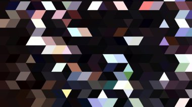 soyut renkli altıgen kare geometrik desen, simetrik kaleydoskop moda, kavramsal