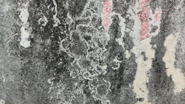 çizik ve çatlaklar ile beton duvar