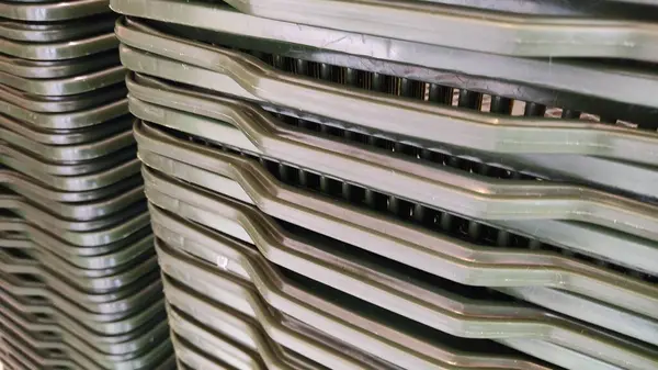 Metal boruların soyut arkaplanı