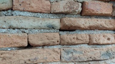 Duvarın arkası tuğla. tuğla duvar. tuğla duvar arkaplan dokusu